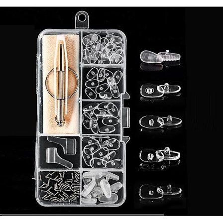 Silmälasien nenäpidike Super Soft Silicone Airbag Air Cushion -teline Mukava liukumaton holkki Monitoiminen silmähuoltotarvikkeet