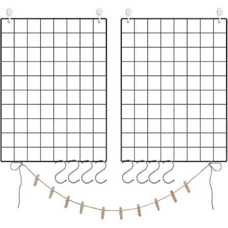 Trådnet fotovæg, vægdekoration, vægrist, multifunktionel
