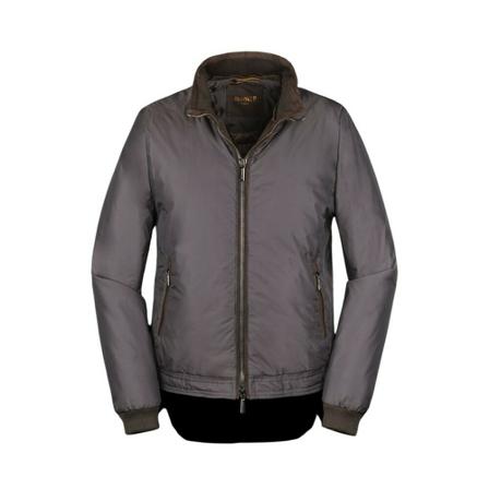 Moorer Celotti-Km Bomber Jacket , Grijs , Heren , Maat: L
