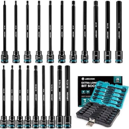 Lång hexadefineringsnyckel LIBRATON 3/8" 150 mm Stål S2