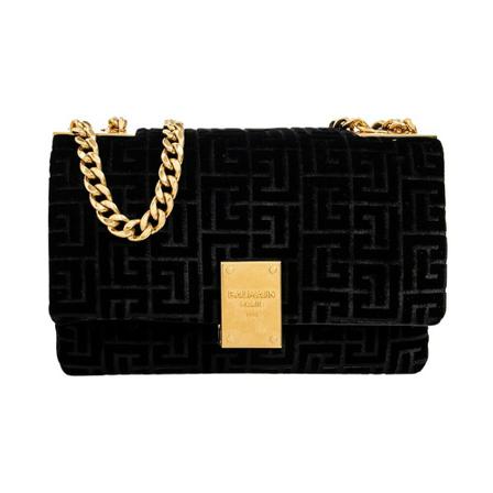 Balmain, 1945 shoulder bag Zwart, Dames, Maat:ONE Size