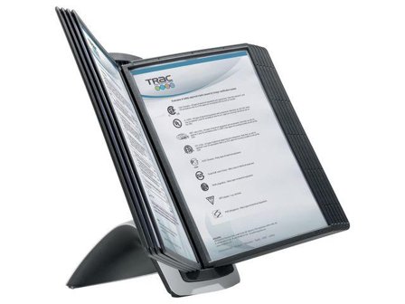 DURABLE Bordstativ SHERPA style 10 lommer A4