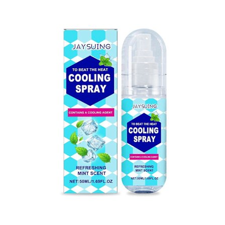 Mint Cool Spray, Kjølespray for Varmt Vær, Kald Spray, Isspray, Kjølespray for Ansikt og Kropp, Naturlig Mint Spray, Kjølende Ansiktsspray, Isspray