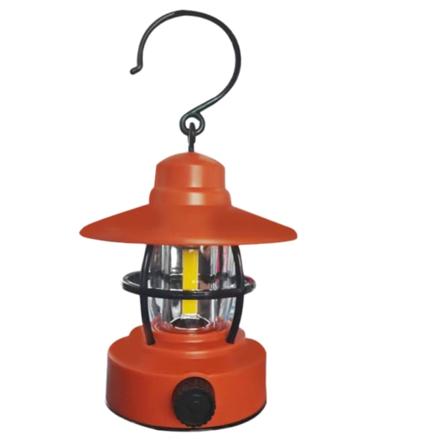 Campinglamper Teltlamper Nødlamper Udendørs bærbare retrohestelamper (nye campinglamper [opladningsmodeller] Small-Orange), - Perfet