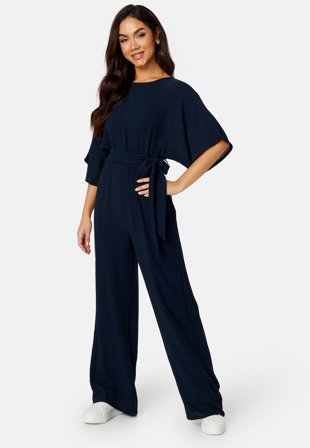 BUBBLEROOM Antonia jumpsuit Dark blue Klær