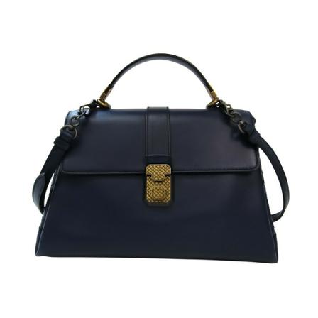 Bottega Veneta Vintage, Pre-owned Intrecciato bag Blauw, Dames, Maat:ONE Size