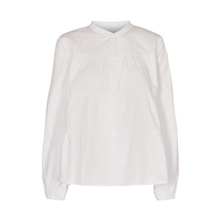 Liberté Long Sleeve Shirt Hvid, Dame Skjorter