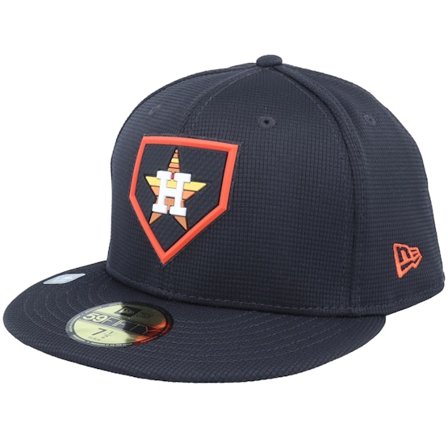 New Era - MLB Blå fitted Kasket - Houston Astros MLB21 Onfield Clubhouse Navy 59FIFTY Fitted @ Hatstore