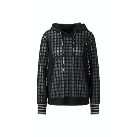 Marc Cain Hoodies , Zwart , Dames , Maat: XL