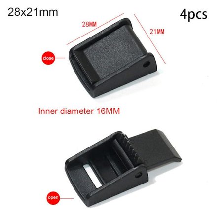 4 kpl Sidontahihna Solki Muovinen Puristussolki 28X21MM