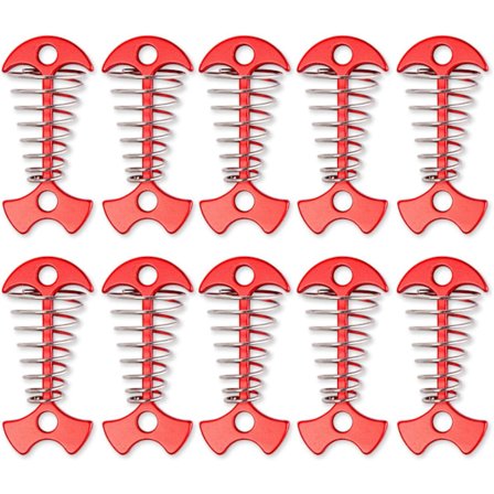 10 st tältfjäderspänne, vindtät repspännare, markis fast spänne H