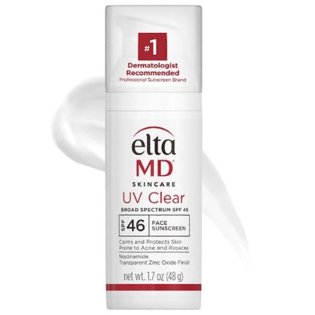 EltaMD UV Daily SPF 40/46 Kasvojen aurinkovoide kosteusvoide sinkkioksidilla, päivittäinen kasvojen kosteusvoide SPF:llä, aurinkovoide 