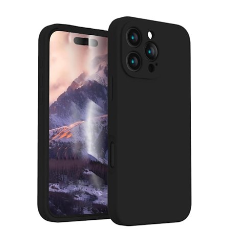 iPhone 16 Pro Svart Matt Hårt Skal