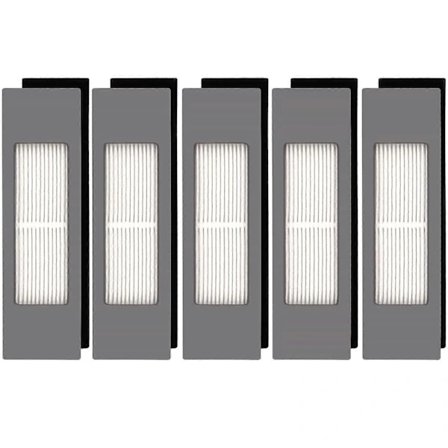 (5 stk.) HEPA-filter for Ecovacs DEEBOT OZMO 920 950 T8 AIVI Max T9 T5 N5 N7 N8+ N8 Pro Plus DX55 DX93 DJ65 robotstøvsuger filtersett 5