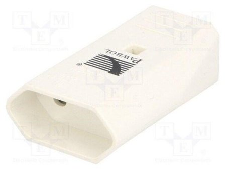 Pawbol Kontakt Hunn 10A/250V Hvit