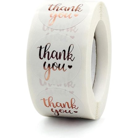 500 st runda etiketter