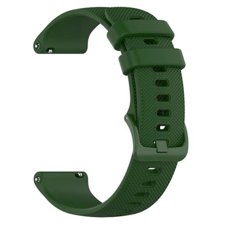 20 22 mm silikonrem för Garmin Venu 3 Band Forerunner 265 255 245 Music Vivoactive 4 Band för Garmin Venu Sq 2 Plus armband Army green 22mm