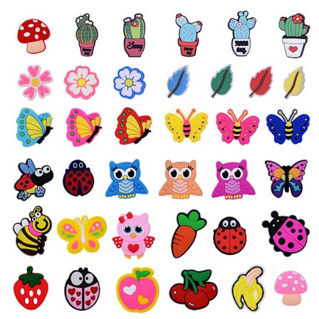 Sommerfugle, blomster Sko Charms,Sko Charms til Sko Dekoration,Crocs Sko Charm,Fødselsdagsfest Gave