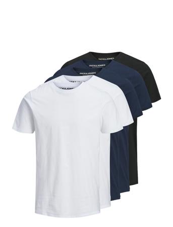 Jjeorganic Basic Tee Ss O-Ne 5Pk Mp Noos Jack & J S Black