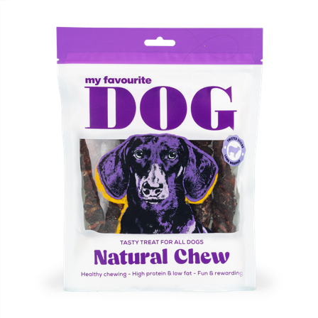 My favourite DOG - Twisted Rawhide Sticks XL - Lam 17 cm, 375 g, 8-pk - Hund - Hundegodbiter & tyggebein - Tyggeruller & tyggepinner - ZOO.no