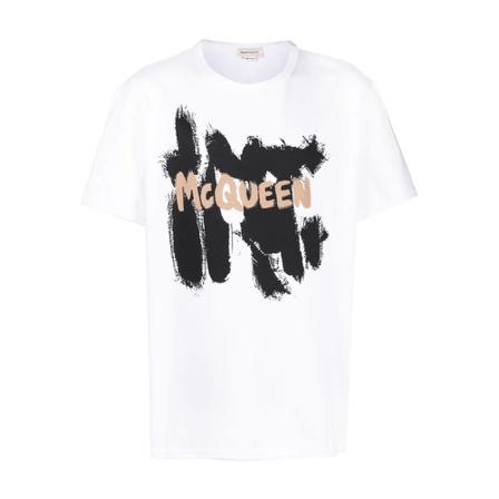 Alexander McQueen T-Shirts Hvid, Herre