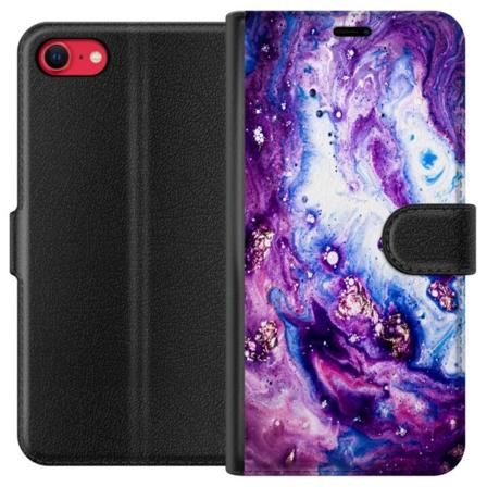 Apple iPhone 7 Tegnebogsetui Galakse Marmor