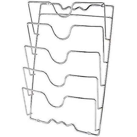 Veggmontert Oppbevaringsstativ for Panner, Dekselorganisator for Kjøkken