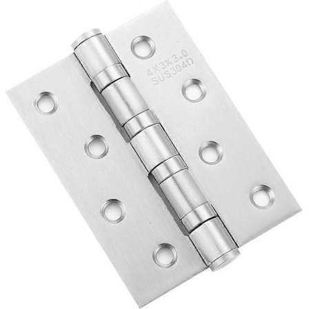 2 stk. dørhængsel, 4 tommer kraftig fjeder 304 rustfrit stål vindueshængsel til indvendige og udvendige døre
