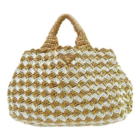 Prada Vintage, Handbags Geel, Dames, Maat:ONE Size
