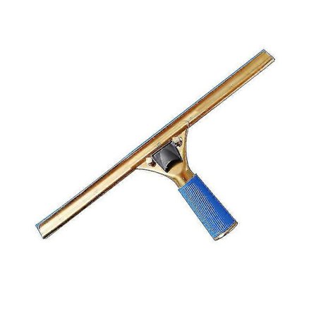 Profesjonell vindusnal av kommersiell kvalitet, vindusrengjøringsverktøy for dusjdører, vinduer og bilglass, 1 stk - gull
