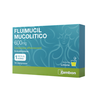 Fluimucil Mucolitico 10 Compresse Effervescenti 600mg
