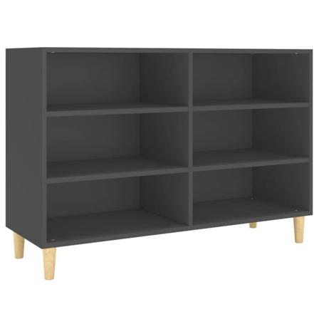 Vidaxl Skänk Grå 103,5x35x70 Cm Konstruerat Trä Grå