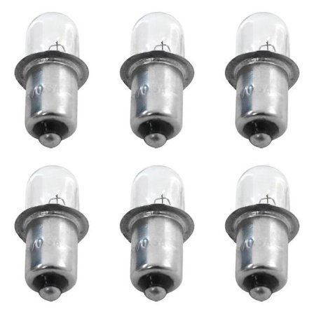 100 st Nya Ersättningslampor för 18 Volt DW908/DW919 Sladdlösa Ficklampor DC509 36 Volt Strålkastare