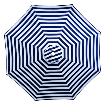 Erstatningskalesje for 8-fots 8-ribbers paraply - Vanntett og UV-bestandig trekk for utemøbler