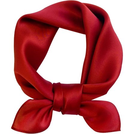 Satinscarf Fyrkantig Halsduk Huvudduk för Kvinnor enfärgad fyrkantig scarf näsduk handväska scarf hårband