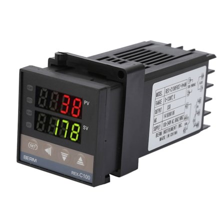 0°C~1300°C Alarm REX C100 Digital LED PID Temperaturkontroller Termostatsett AC110V 240V