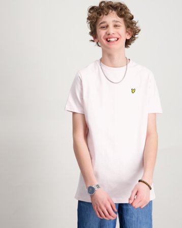 Lyle & Scott Plain T-shirt Rosa T-shirts Kille - Kids Brand Store
