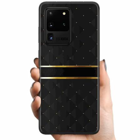 Samsung Galaxy S20 Ultra Tpu Mobilskal Golden Stripes