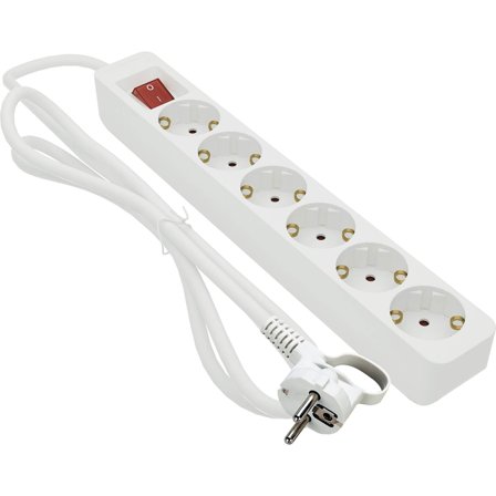 Gelia - GRENUTTAG 6-V JORD 1M VIT MEDB Hvit