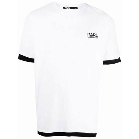 Karl Lagerfeld T-Shirt vit, Herr, Herr, Storlek: L