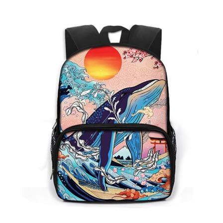 13 tuumaa Söpö See Eläin Lasten Koululaukut Dolphin Octopus Merikilpikonna Lapset Lastentarha Reppu Pojat Tytöt Koululaukku Kirjakassi style 8