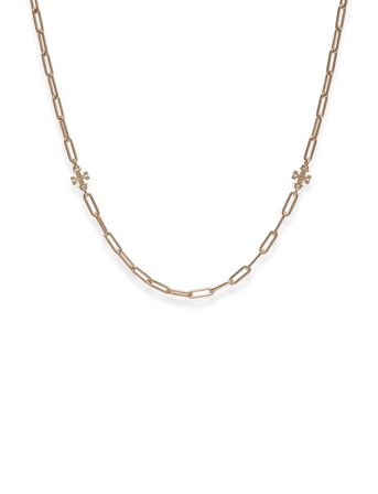 Tory Burch Good Luck Chain Necklace - Gold - ONE SIZE x 45.72