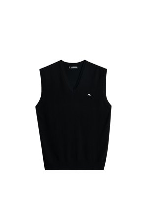 J.Lindeberg - Golf - Liam Knitted Vest - Black - Man - XXL