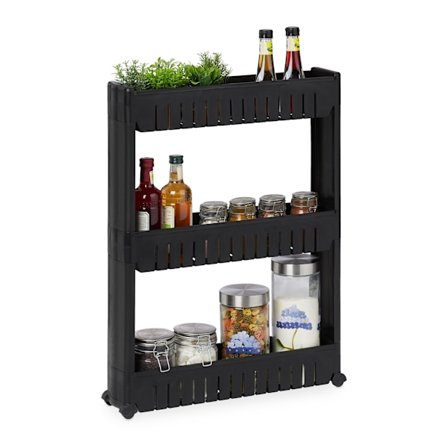 Kapea vaunu 3 hyllyllä