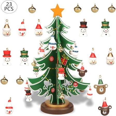 Miniatyr juletre i tre