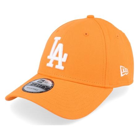 New Era - MLB Oranssi adjustable Lippis - Los Angeles Dodgers League Essential 9FORTY Orange Adjustable @ Hatstore