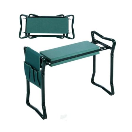 Sommarrea Trädgårdsknäskydd med verktygsväska, hopfällbar trädgårdsstol, exklusive bänk