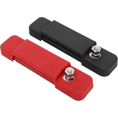 12-veis strømfordelingsblokk 12V 180A Marine Batterisamleskinne Terminalblokk med 32 stk Terminal for båt og kjøretøy