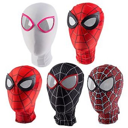 Iron Spider-man Huvudbonad Miles Parallellt Universum Vuxen Barn Cosplay Mask(Barn D)