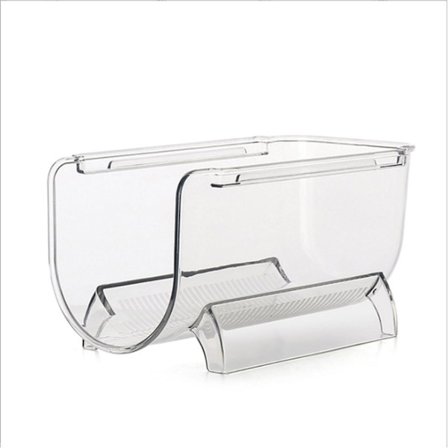 Fritstående Vinstativ Klar PET Stabelbar Display Og Opbevaringsarrangør